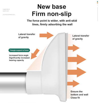 🏠 Drill-Free Adjustable Tension Rod – Expand Storage Without Wall Damage ✨