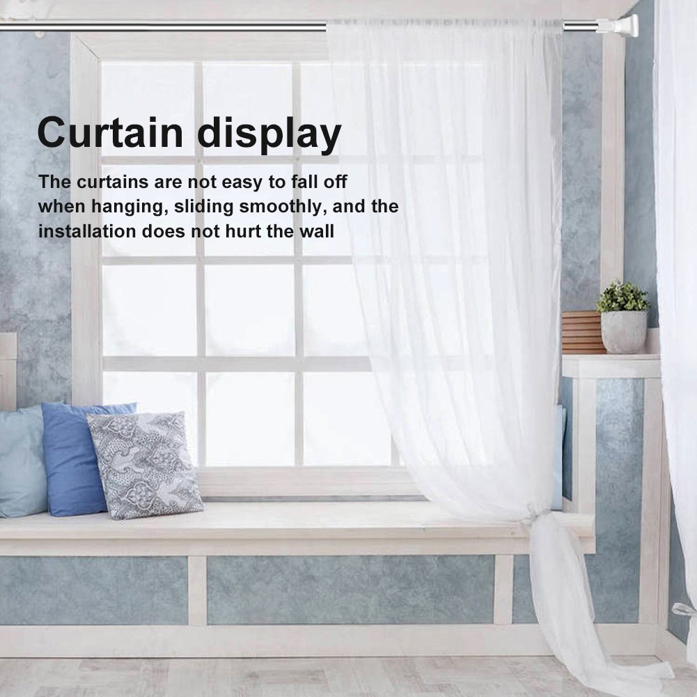 🏠 Drill-Free Adjustable Tension Rod – Expand Storage Without Wall Damage ✨