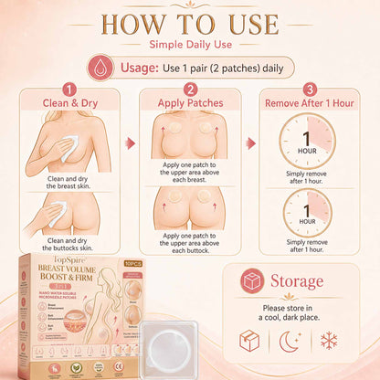 💥TopSpire® 💥Targeted Breast Enhancement Advanced Nano Microneedle Patch💥💥💥