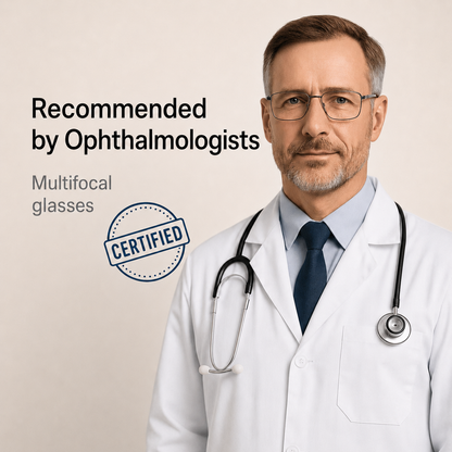 🔥TopSpire™ Adaptive Multifocal Reading Glasses – See Near & Far Without Switching