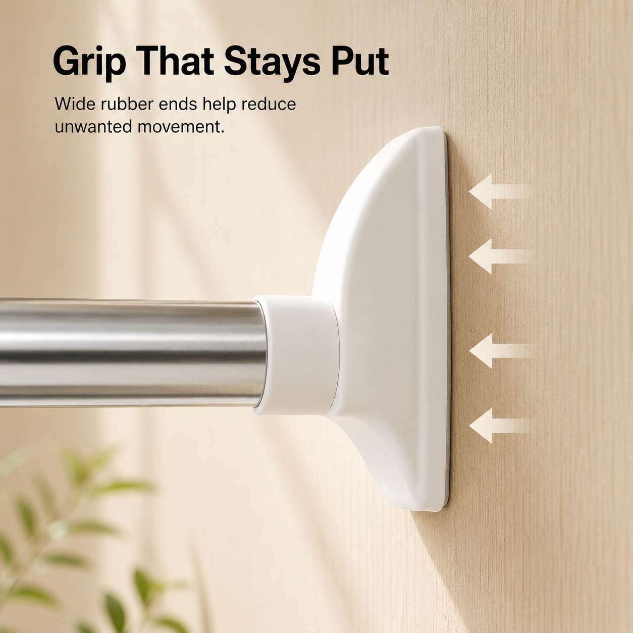 🛠️ Adjustable No-Drill Spring Tension Rod for Shower & Closets 🚿