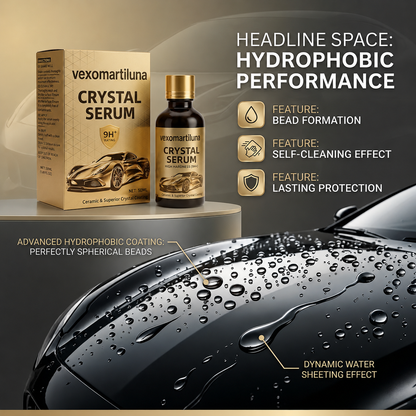 Vexomartiluna Graphene Ceramic Coating – 9H Scratch Protection