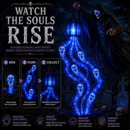 🧙‍♀️Animated Halloween Soul Harvester Garden Light Collection👻