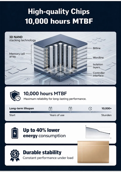 High-speed portable solid-state drives