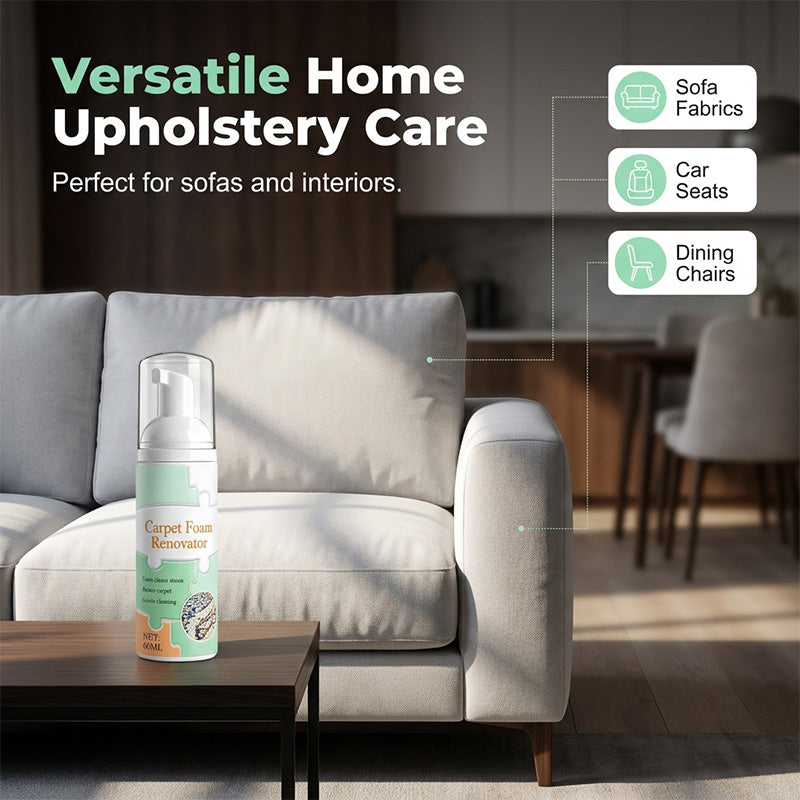 🔥 LAST DAY: Waterless Carpet Foam Stain Remover with Towel
