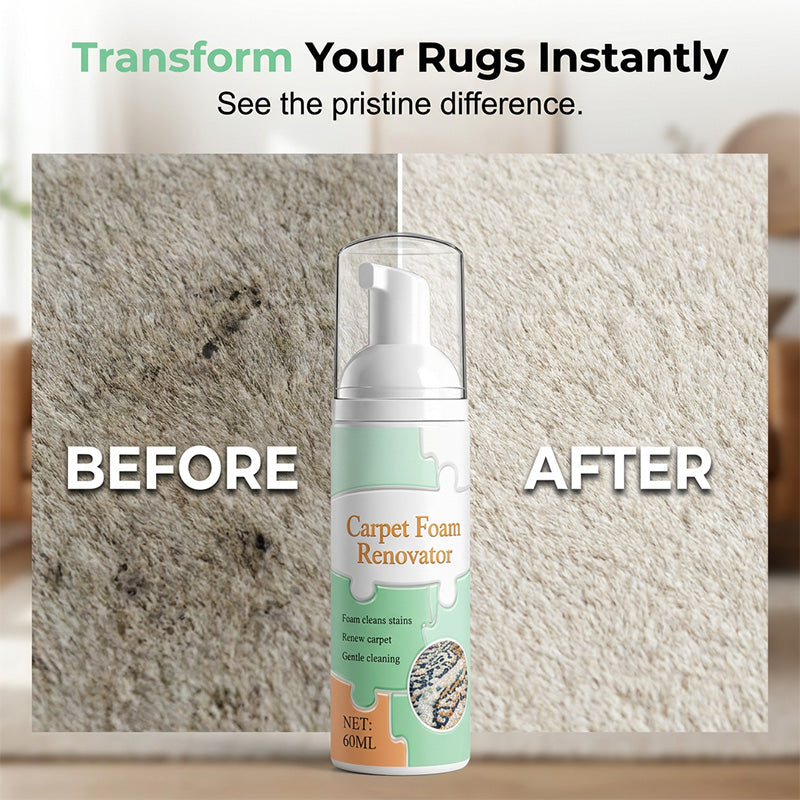 🔥 LAST DAY: Waterless Carpet Foam Stain Remover with Towel