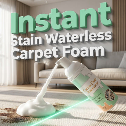 🔥 LAST DAY: Waterless Carpet Foam Stain Remover with Towel
