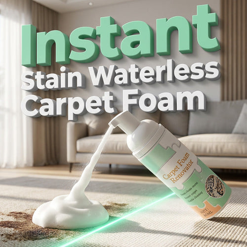 🔥 LAST DAY: Waterless Carpet Foam Stain Remover with Towel